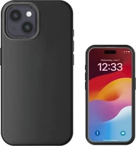 4smarts Silicone Case Cupertino MagSafe for Apple iPhone 15 Plus Black