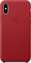 Apple Leather Case for iPhone XS Red
