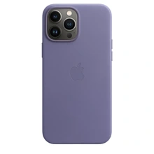 Apple Leather Case with MagSafe for iPhone 13 Pro Max Wisteria