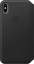 Apple Leather Folio Case for iPhone XS Max Black