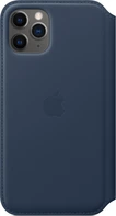 Apple Leather Folio Case for iPhone 11 Pro tiefseeblau