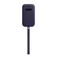 Apple Leather case with MagSafe for iPhone 12 Mini Dark Purple