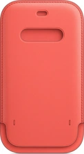 Apple Leather case with MagSafe for iPhone 12/12 Pro Citrus Pink