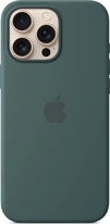 Apple Silicone Case with MagSafe for iPhone 16 Pro Max seeGreen
