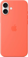 Apple Silicone Case with MagSafe for iPhone 16 Plus Mandarine