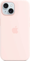 Apple Silicone Case with MagSafe for iPhone 15 hellrosa