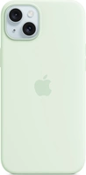 Apple Silicone Case with MagSafe for iPhone 15 Plus Soft Mint