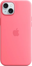 Apple Silicone Case with MagSafe for iPhone 15 Plus Pink