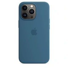 Apple Silicone Case with MagSafe for iPhone 13 Pro eisblau
