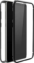 Black Rock 360° Glass Case for Samsung Galaxy S9+ Transparent/Black