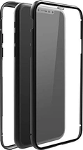 Black Rock 360° Glass Case for Apple iPhone XS Max Transparent/Black