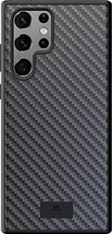 Black Rock Protective Case Real Carbon for Samsung Galaxy S22 Ultra Black