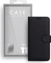 Case FortyFour No.11 for Samsung Galaxy A54 5G Cross Grain Black