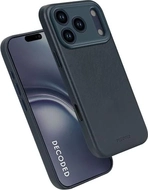 Decoded Leather Back Cover for Apple iPhone 17 Pro Max Navy Blue shadow