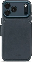 Decoded Leather Detachable Wallet Case for Apple iPhone 17 Pro Navy Blue shadow