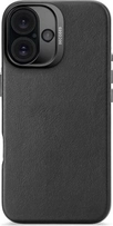 Decoded Leather Back Cover for Apple iPhone 16 Black