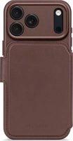 Decoded Leather Detachable Wallet Case for Apple iPhone 17 Pro chocolate brown