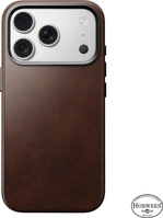 Nomad Traditional Leather Case (Horween) for Apple iPhone 17 Pro rustic brown