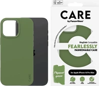 PanzerGlass Care Fashionable Case MagSafe for Apple iPhone 16 Pro Max Piquant Green