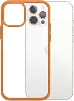 PanzerGlass Clear Case Color AntiBacterial Limited Edition for Apple iPhone 12/12 Pro Orange
