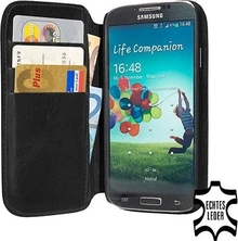 Pedea EchtlederBag for Samsung Galaxy S4 Mini Black