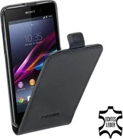 Pedea Ultraslim EchtlederBag for Sony Xperia Z1 Black