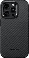 Pitaka MagEZ Case 4 Pro Twill for Apple iPhone 15 Pro Max Black/Grey