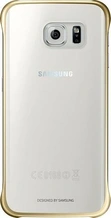 Samsung Clear Cover for Galaxy S6 Edge gold