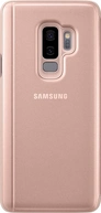 Samsung Clear View Standing Cover for Galaxy S9+ gold