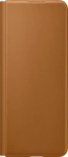 Samsung Leather Flip Cover for Galaxy Z Fold 3 5G Camel