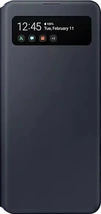 Samsung S-View Wallet Cover for Galaxy A41 Black