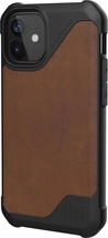 UAG Metropolis LT Case for Apple iPhone 12 Mini LTHR ARMR Brown