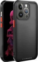 Vivanco Frosted Cover for Apple iPhone 14 Pro Transparent/Black