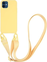 Vivanco Necklace Cover for Apple iPhone 12/12 Pro Yellow