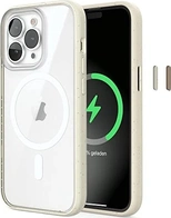 Woodcessories Clear Case MagSafe for Apple iPhone 14 Pro Max Offwhite/klar