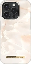 iDeal of Sweden Fashion Case MagSafe for Apple iPhone 15 Pro Rose Pearl Marble