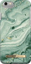 iDeal of Sweden Fashion Case for Apple iPhone SE (2022) Mint Swirl Marble