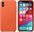 Apple Leather Case for iPhone XS Orange