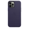Apple Leather Case with MagSafe for iPhone 12 Pro Max Dark Purple