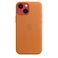 Apple Leather Case with MagSafe for iPhone 13 Mini goldbraun