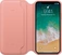 Apple Leather Folio Case for iPhone X zartrosa