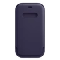 Apple Leather case with MagSafe for iPhone 12/12 Pro Dark Purple