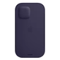 Apple Leather case with MagSafe for iPhone 12/12 Pro Dark Purple