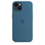 Apple Silicone Case with MagSafe for iPhone 13 eisblau