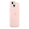 Apple Silicone Case with MagSafe for iPhone 13 kalkrosa