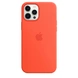 Apple Silicone Case with MagSafe for iPhone 12 Pro Max leuchtorange