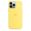 Apple Silicone Case with MagSafe for iPhone 13 Pro Max Zitronenschale
