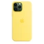 Apple Silicone Case with MagSafe for iPhone 13 Pro Max Zitronenschale