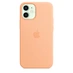 Apple Silicone Case with MagSafe for iPhone 12 Mini Cantaloupe