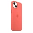 Apple Silicone Case with MagSafe for iPhone 13 Pink pomelo